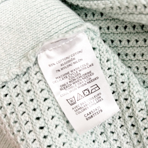 Ann Taylor Light Green Sleeveless Sweater - Picture 14 of 15